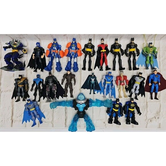 DC Comics Batman Toy Action Figures 2000's Lot of  22 Super Heroes - Picture 1 of 16